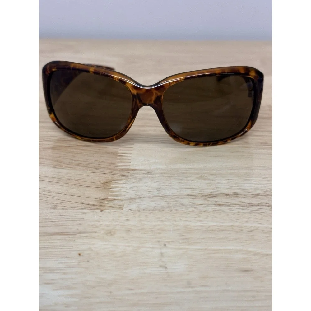 VonZipper Banshee Sunglasses Tortoise Shell Brown Lens VZ Logo Y2K Vintage